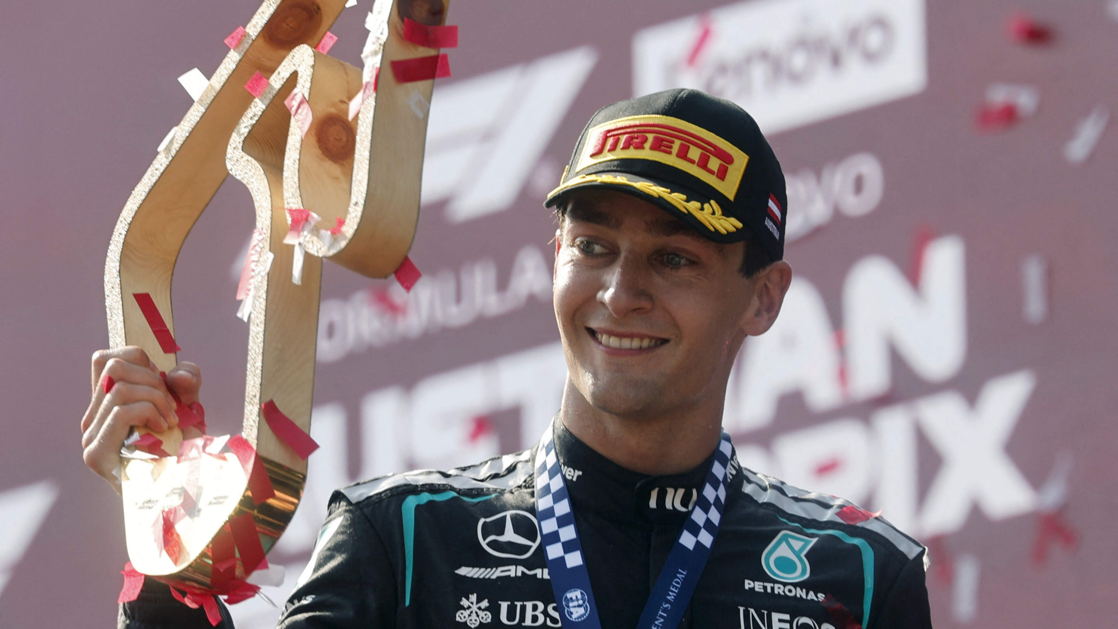 ‘Yabba-dabba-doo!’ — George Russell holds off Max Verstappen to secure victory at Austrian Grand Prix